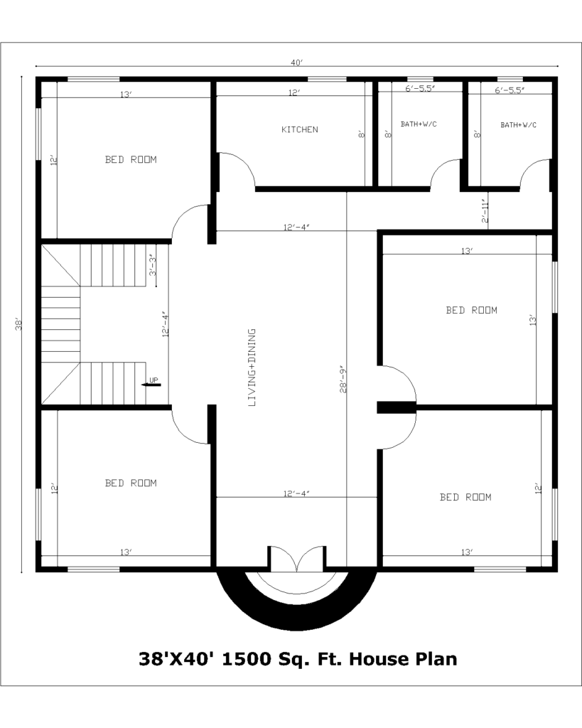 1500 Sq. Ft. House Plans 