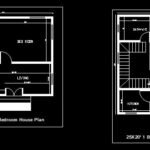 20’X25′ 1 Bedroom House Plan | 25X20′ 1 Bedroom House Plan | Download Plan PDF