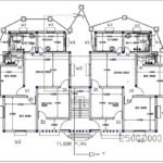G+2 Residential Building Plan 2D And Front Elevation