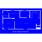 40’x20′ 1 Bedroom House Plan | 20’x40′ 1 Bedroom House Plan | 1 Bedroom House Plan In Village | Download Blueprints